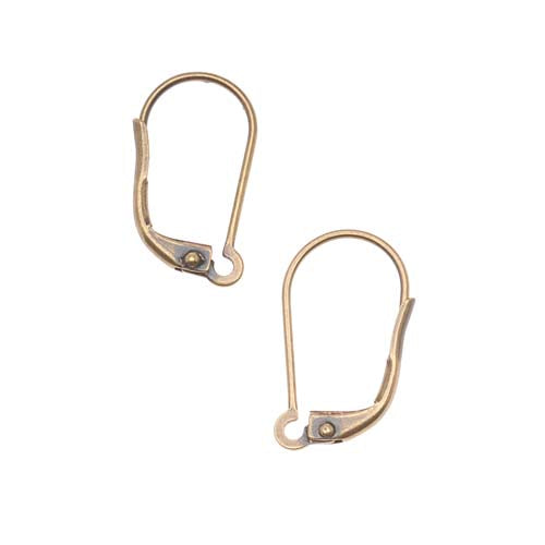 Wire Bracelet with hook opening in 12 gauge wire, Bright Brass, 5