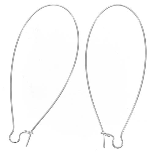 STERLING SILVER LOCKING Hook Earrings Small Sleeper Kidney Ear Wire .  Interchangeable Earwires . Nickel Free No.00e171 - Etsy