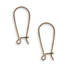 Vintaj Natural Brass Small Arched Ear Wire 20mm (1 Pair)