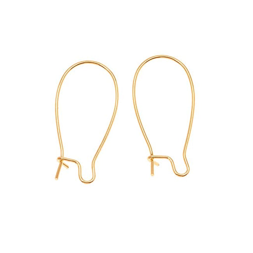 silver Earring hooks kidney wire earring findings 4 cm