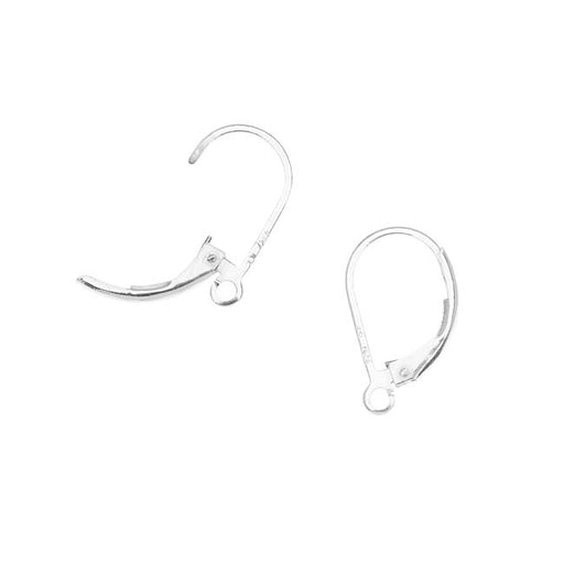 Silver-Filled Leverback Classic Earrings 16mm (1 Pair)