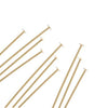 Head Pins, 1.5 Inches Long and 24 Gauge Thick, 14K Gold-Filled (10 Pieces)