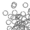 Jump Rings, Open 3.5mm Diameter 22 Gauge, Stainless Steel (50 Pieces)