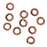 Nunn Design Findings, 5mm 18 Gauge Open Jump Rings, Antiqued Copper (10 Pieces)