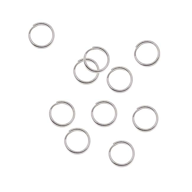 Sterling Silver Split Rings 5mm (10 pcs)