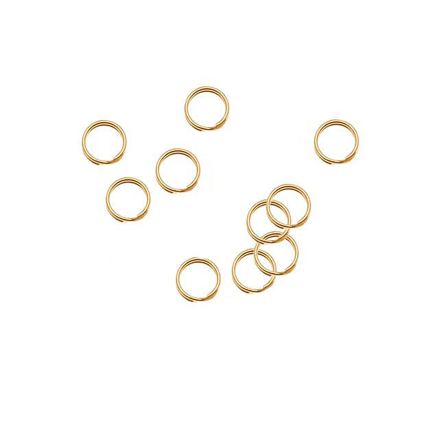 14K Gold-Filled Split Rings 4.5mm (10 pcs)