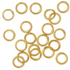 Jump Rings, Closed 5mm Diameter 20 Gauge, Gold Plated (20 Pieces)