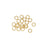Jump Rings, Closed 6mm Diameter 18 Gauge, Gold Plated (20 Pieces)