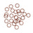 Antiqued Copper Plated Open Jump Rings 8mm (25 pcs)