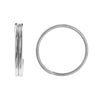 Split Rings, 8mm Diameter 23 Gauge Wire, Silver Plated (50 Pieces)
