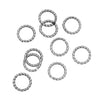 Nunn Design Antiqued Silver Plated Open Jump Rings Twist 8.5mm 17 Gauge (10 pcs)