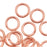 Genuine Copper Open Jump Rings 6mm 18 Gauge (50 Pieces)