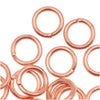 Genuine Copper Open Jump Rings 6mm 18 Gauge (50 Pieces)