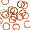 Genuine Copper Open Jump Rings 6mm 19 Gauge (25 pcs)