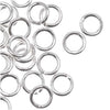 Silver Plated Open Jump Rings 4mm 20 Gauge (50 pcs)