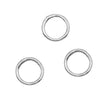 Jump Rings, Closed 5mm Diameter 20 Gauge, Silver Plated (20 Pieces)