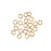 22K Gold Plated Closed Jump Rings 5mm 19 Gauge (20 pcs)