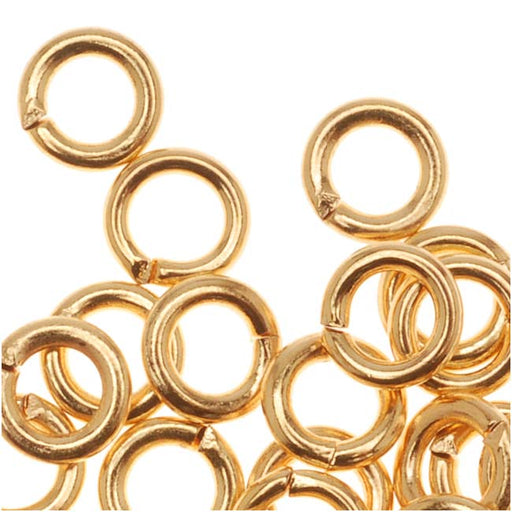 18g Soldered Gold Filled Jump Rings, 9mm OD, 1 mm Wire