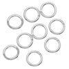Silver Plated Open Jump Rings 6mm 19 Gauge (100 pcs)