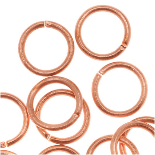 Genuine Copper Open Jump Rings 6mm 20 Gauge (100 Pieces)