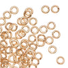 22K Gold Plated Open Jump Rings 3mm 22 Gauge (100 pcs)