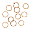 22K Gold Plated Open Jump Rings 5mm 20 Gauge (100 pcs)