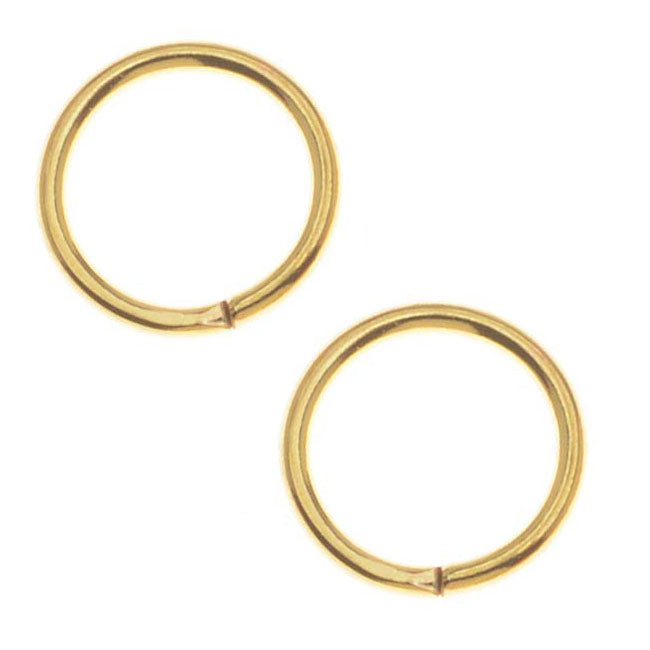 100pcs 8mm Gold Open Jump Rings Split Ring Split Open Jump Rings