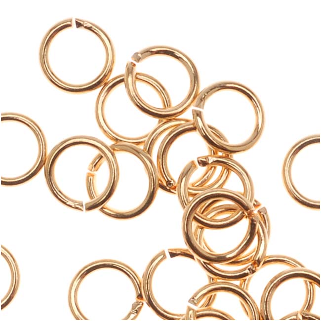 Sterling Silver Open Jump Rings 4mm 22 Gauge (10 Pieces) - Rings