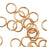 22K Gold Plated Open Jump Rings 4mm 22 Gauge (50 pcs)