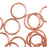 Genuine Copper Open Jump Rings 6mm 21 Gauge (100 pcs)