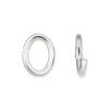 Jump Rings, Open Oval 5x3.5mm 17 Gauge, White Bronze Plated, by TierraCast (50 Pieces)