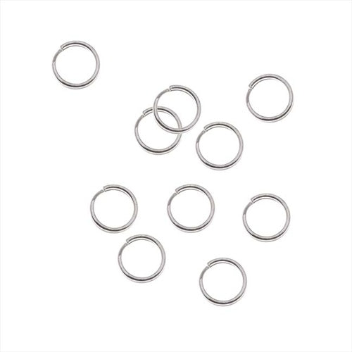Silver-Filled Split Rings 5mm (10 Pieces)