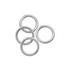 Open Jump Rings, 20mm Diameter 2.5mm Thick, Silver Plated (4 Pieces)