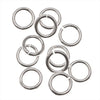 Silver-Filled Open Jump Rings 4mm 21 Gauge (20 Pieces)