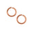 14K Rose Gold Filled 4mm Open Jump Rings 22 Gauge Thick (20 Pieces)