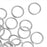 TierraCast Pewter, Medium Open Jump Rings 7.4mm, 25 Pieces, Silver Plated (25 Pieces)