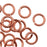 Artistic Wire, Chain Maille Jump Rings, 18 Ga / ID 4.37mm / 140pc, Tarnish Resistant Copper