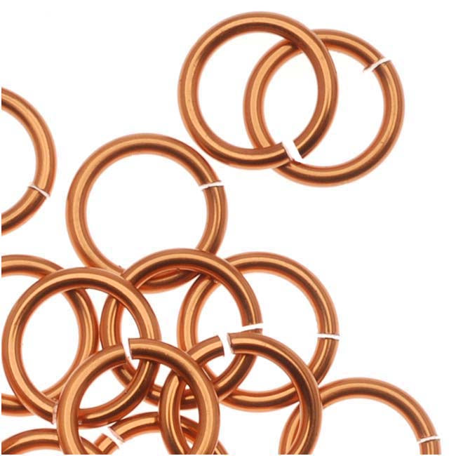 Gold Plated Open Jump Rings, 4mm Gold Jump Rings, 100pc