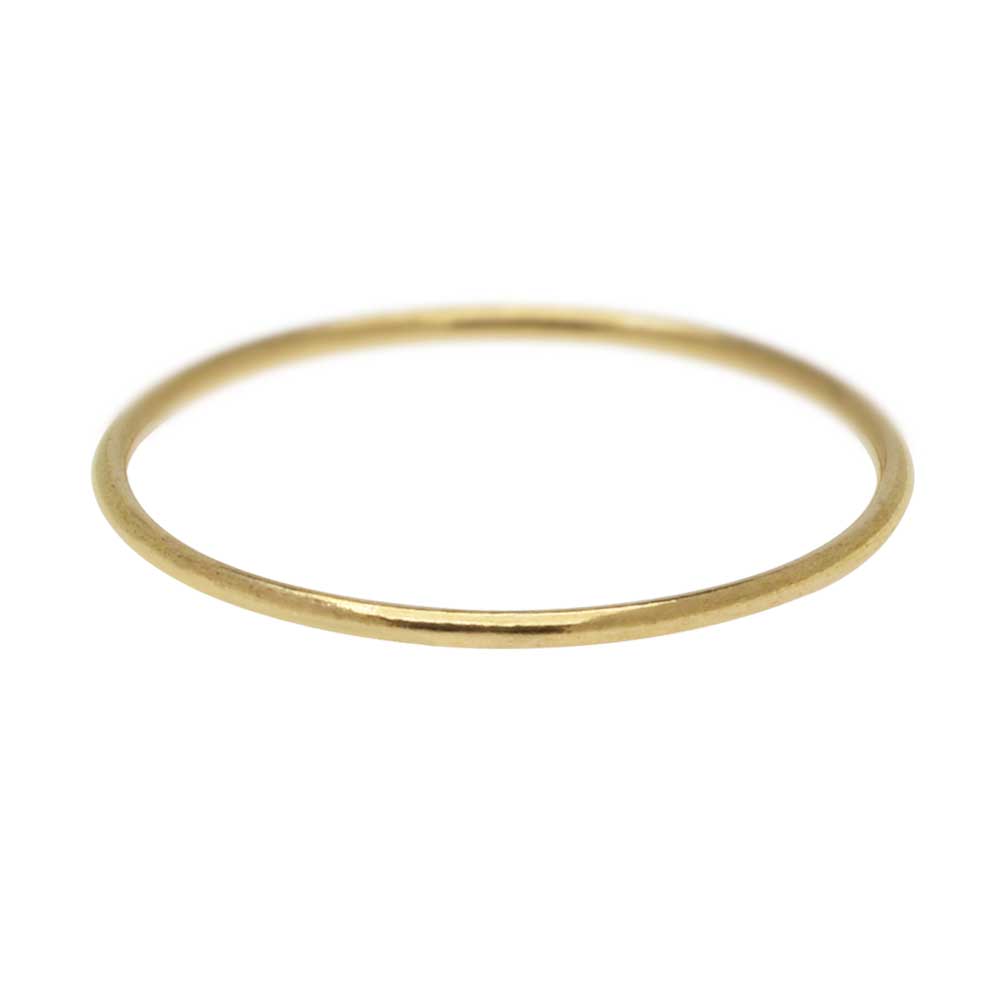 2mm 14K Gold Plain Comfort-Fit Wedding Band Ring with Edge