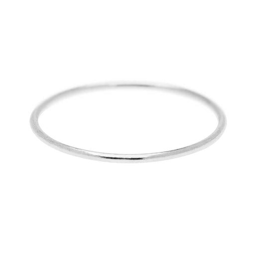 Stacking Ring, 1mm Round Wire / US Size 4, Sterling Silver (1 Piece)