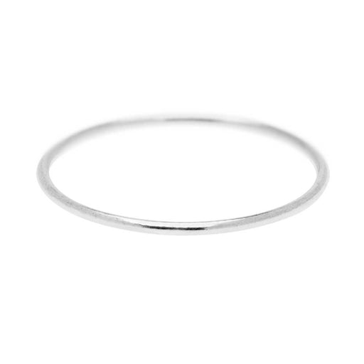 Stacking Ring, 1mm Round Wire / US Size 6, Sterling Silver (1 Piece)