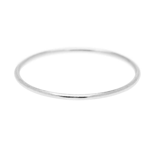 Stacking Ring, 1mm Round Wire / US Size 7, Sterling Silver (1 Piece)