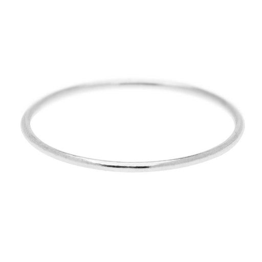 Stacking Ring, 1mm Round Wire / US Size 9, Sterling Silver (1 Piece)