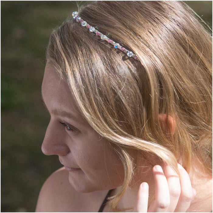 Retired - Flower Girl Austrian Crystal Headband