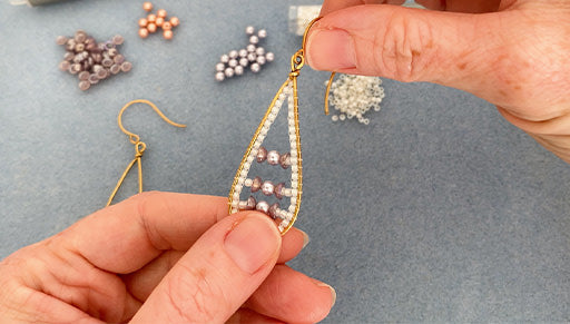 Handmade Wedding Jewelry: How to Make Seed Bead and Pearl Earrings