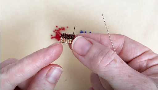 How to Do Two Drop Brick Stitch Bead Weaving