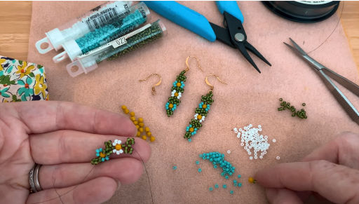 How to Make Daisy Chain Earrings