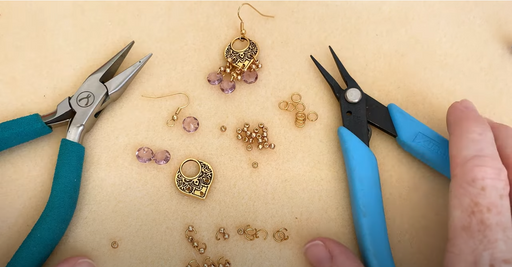 How to Make the Sorrento Earrings featuring TierraCast Connector Links and PRESTIGE Crystal