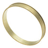 Solid Brass Bangle, Round Channel Bracelet 7.9mm (5/16 Inch) Wide (1 Piece)