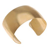 Solid Brass Domed Cuff Bracelet Base 37mm Wide (1 Piece)